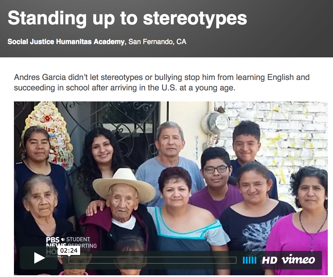 PBS News Hour Student Reporting Labs